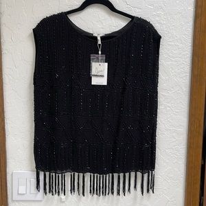 Joie Beaded sleeveless top